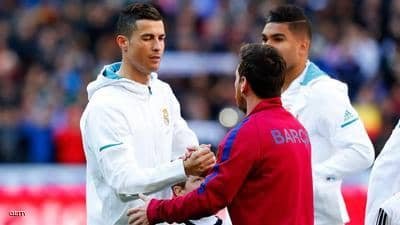 مواجهة بين ميسي ورونالدوليلة الثلاثاء.
