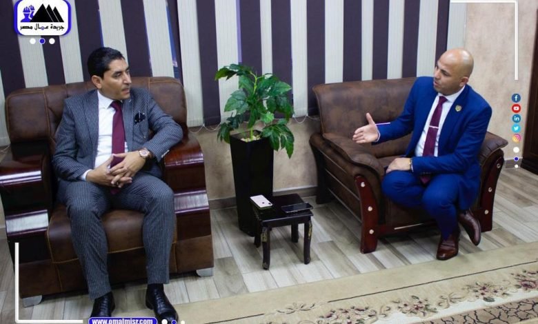 وزير العمل الليبي: منبهر بمجمع عمال مصر.. ونسعي لنقل التجربة إلي طرابلس